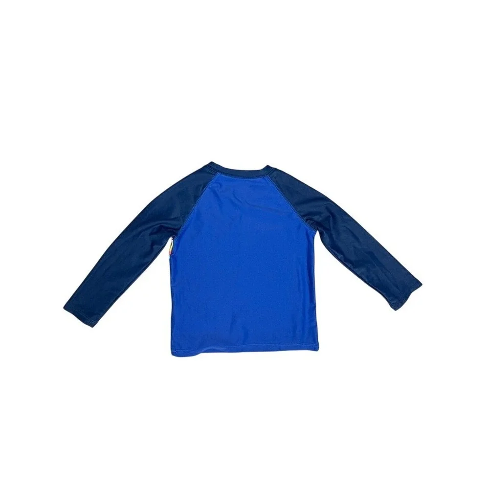 Oshkosh B'gosh Tigers Surfing Swim Trunks & Rashguard‎ Top 18 Months Blue Beach